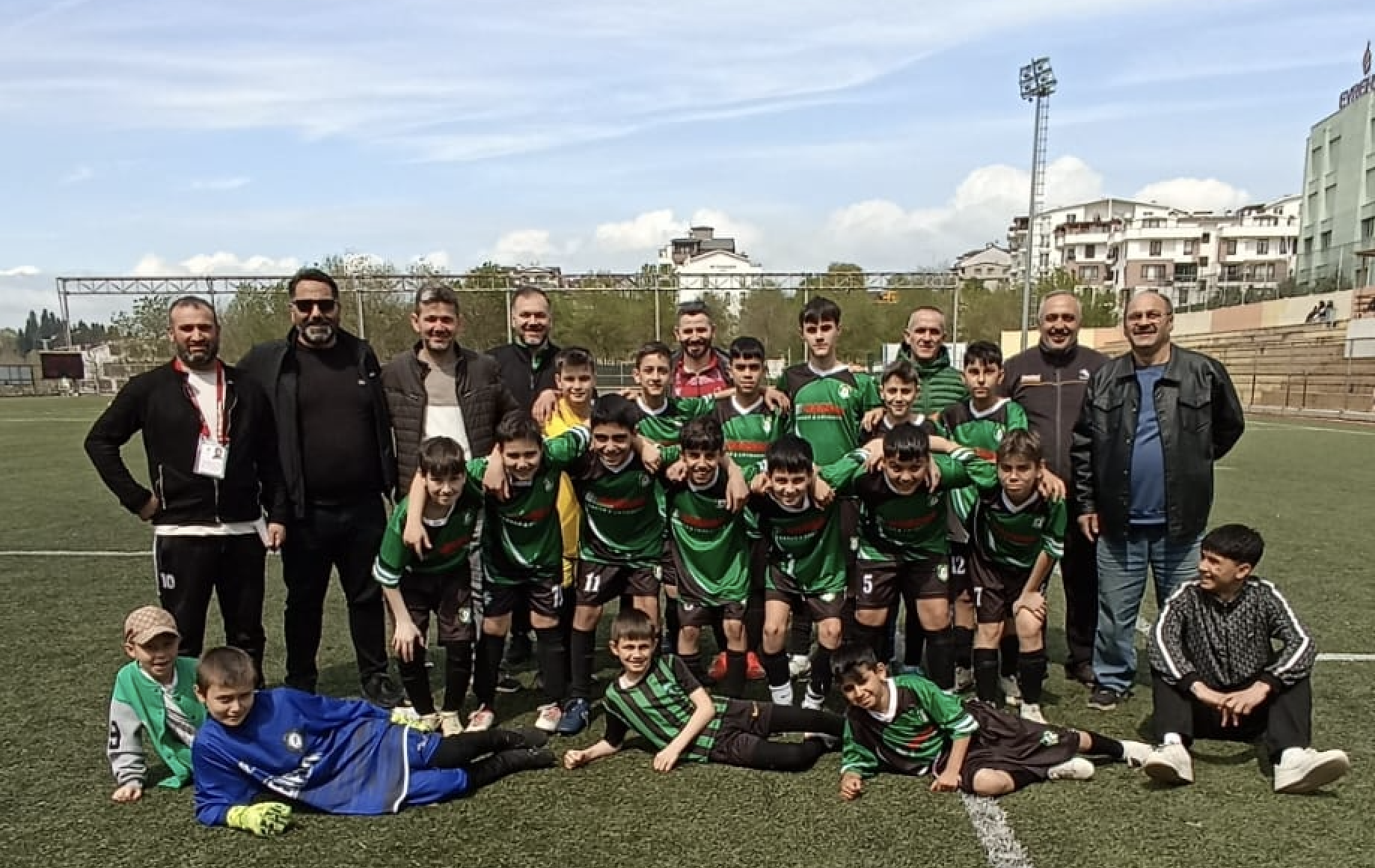Başiskele Birlikspor maç günü takım fotoğrafı